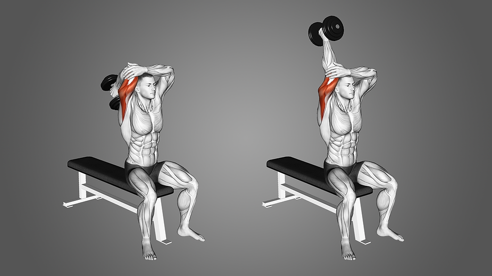 Tricep Extensions with Dumbbells