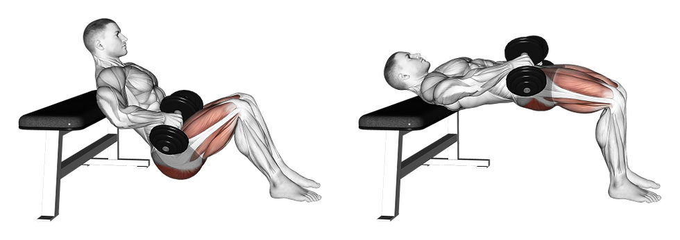 Dumbbell Hip Thrusts