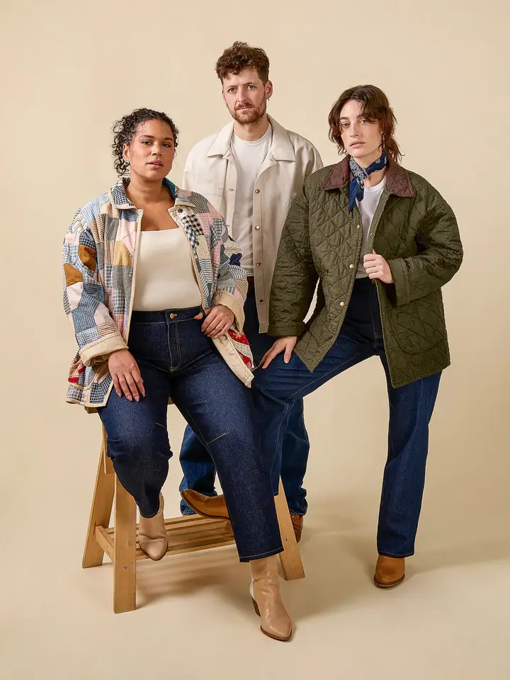 Thumbnail: Closet Core Fowler Barn Coat + Quilted Jacket Pattern - Size XXS-6X