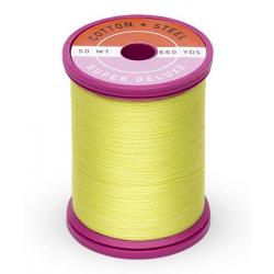 Cotton and Steel Thread 1901 Neon Yellow