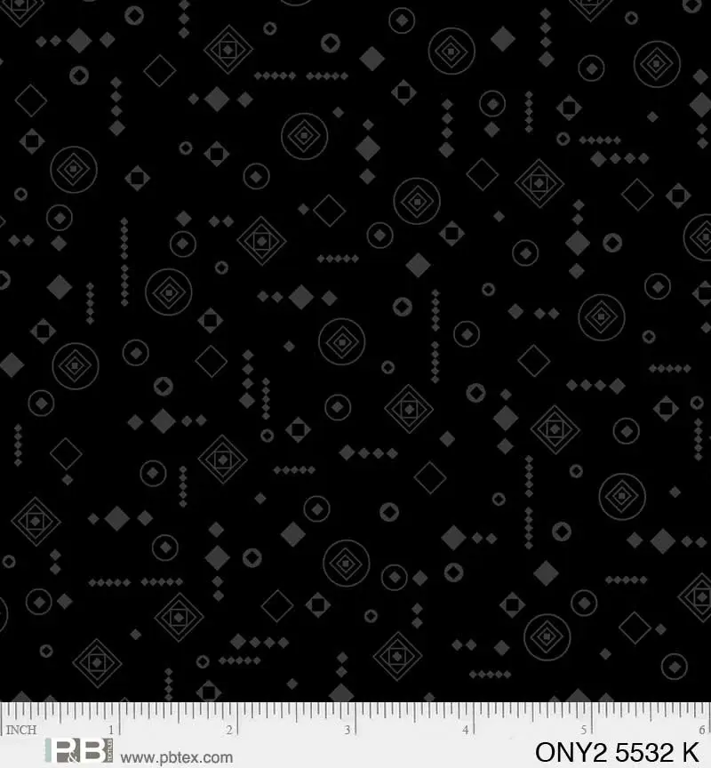 Onyx 2 Tonal Geometric Black