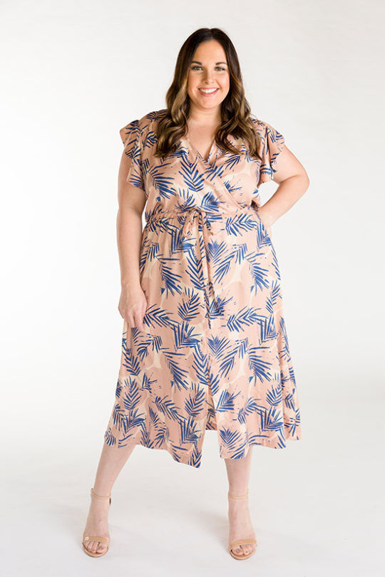 Thumbnail: Chalk & Notch Orchid Midi Dress Pattern, Size 0-30