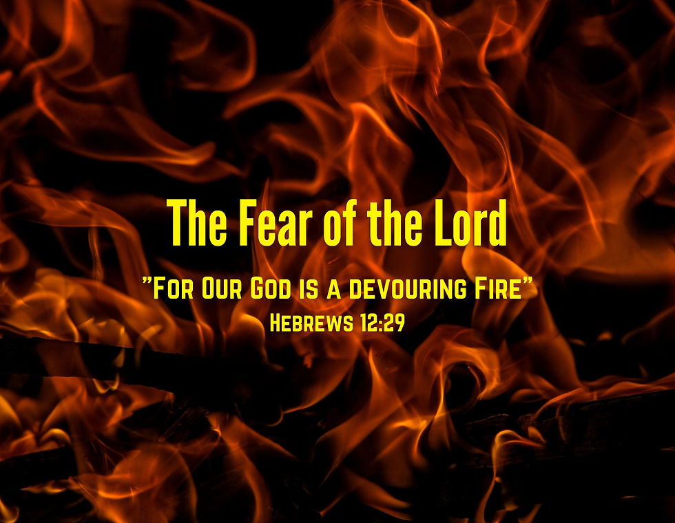 The Fear of the Lord