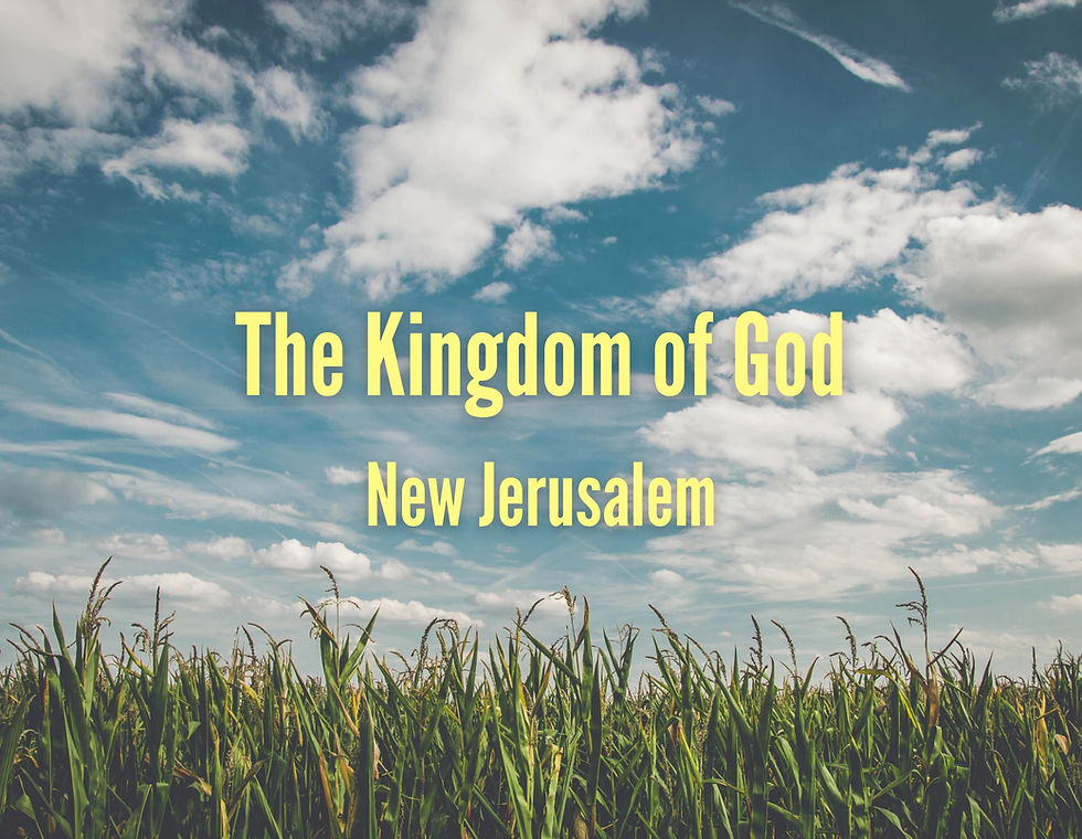 The Kingdom of God