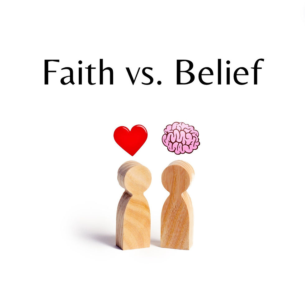 faith vs. belief