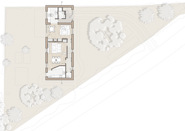 Ground floor plan with surrounding