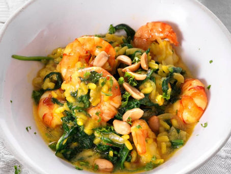 Risotto met reuzengarnalen