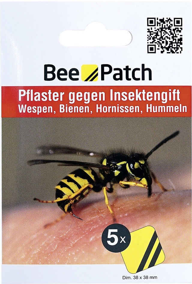 Bee-Patch KATADYN Bienenund Wespenpflaster 47 x 5 x 57 cm VE5 Farbe gelb