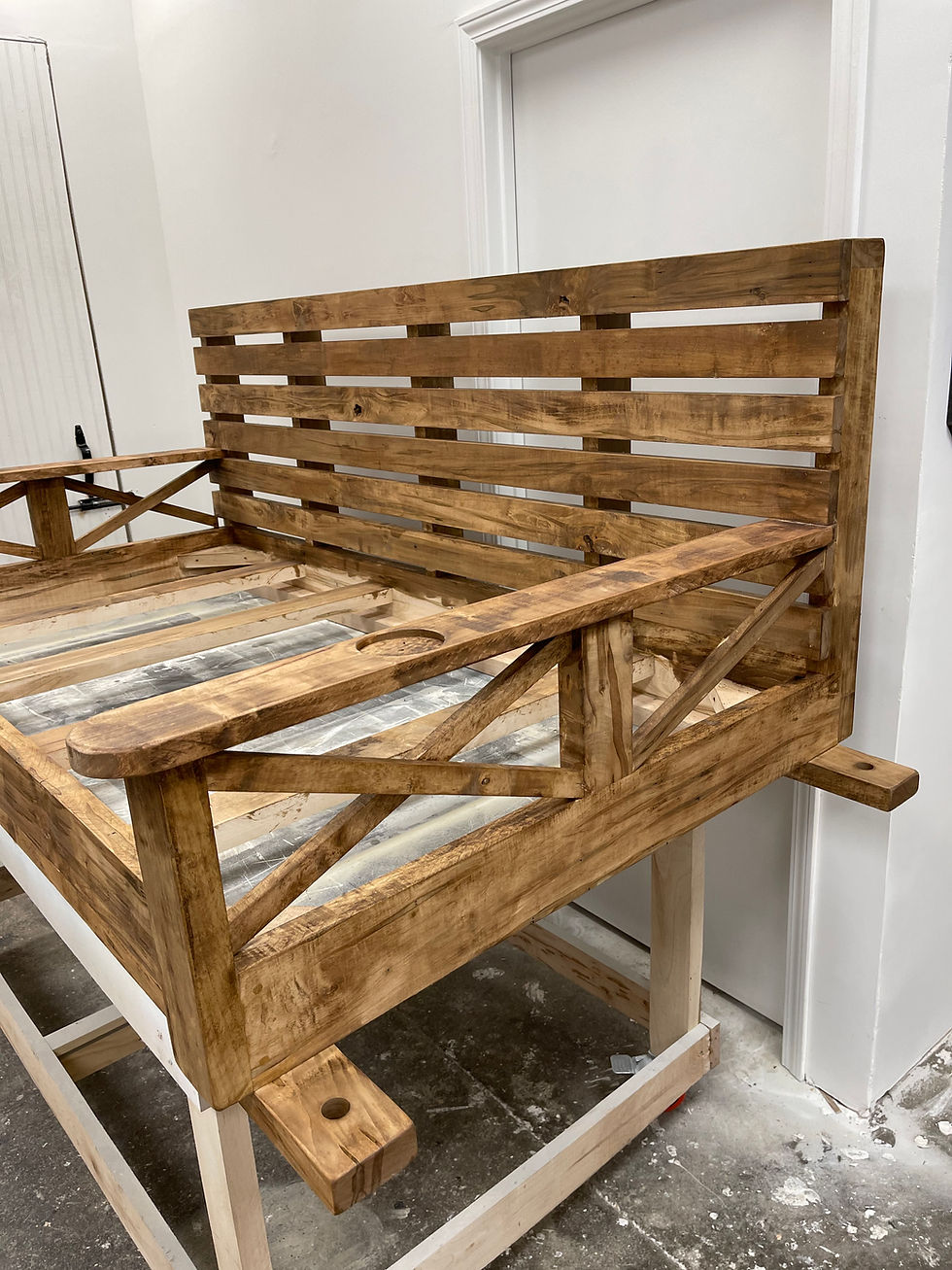 Thumbnail: Crib Size Horizontal Slat X Side