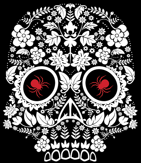 Large Skull Logo - Black Background_edit
