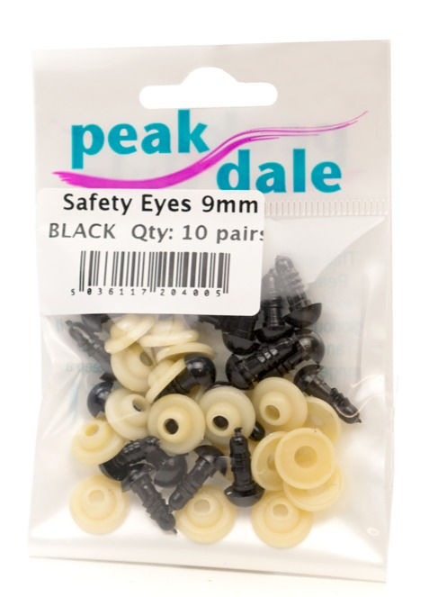 Thumbnail: Black Safety Eyes (Various Sizes) Pk of 10