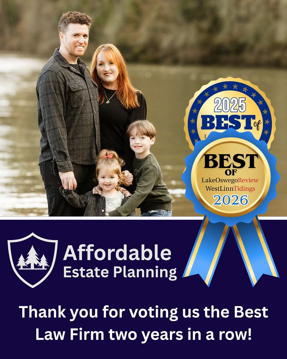 2026 Best Law Firm in West Linn and Lake Oswego