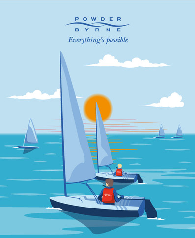 Sailing illustration