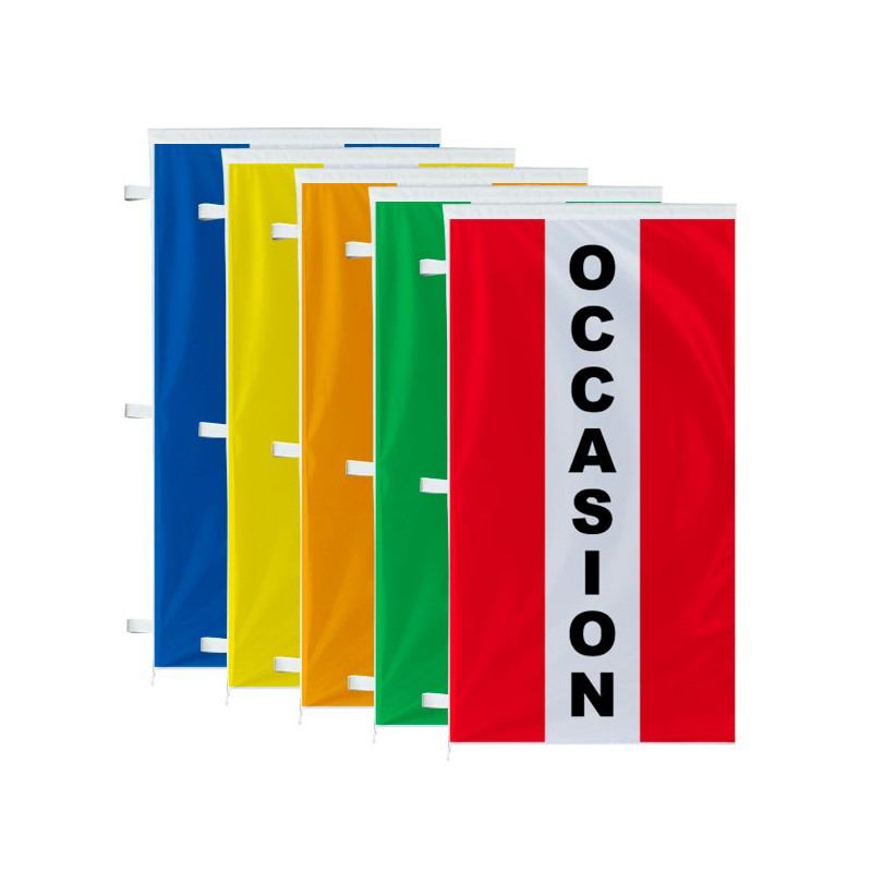 Drapeau "OCCASION" 220x120 cm