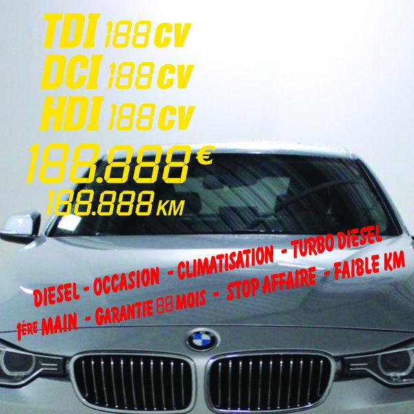 Miniature : Marquage Fluo 10 X 42 cm