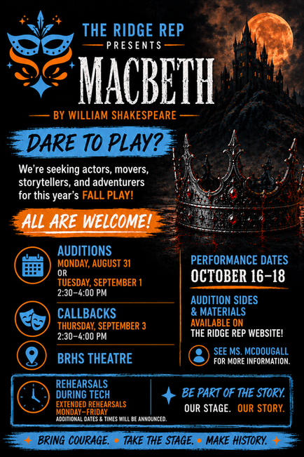 Macbeth - Fall 2026 Play
