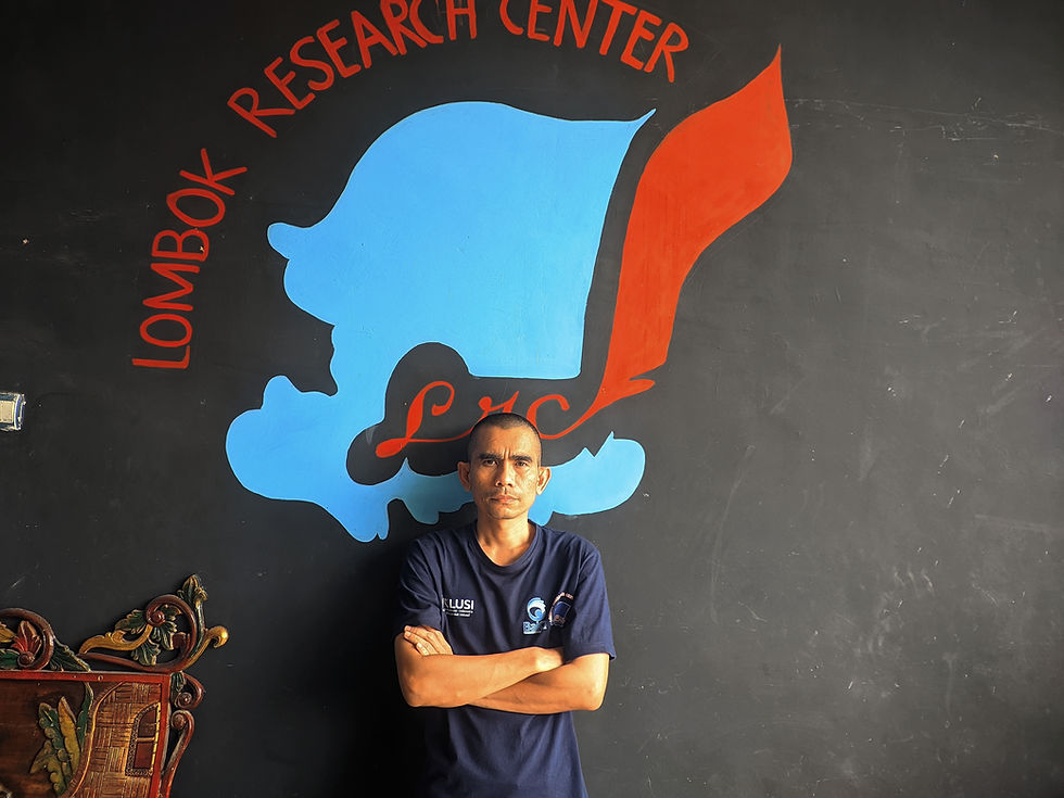 Poto Istimewa : Dr. Maharani peneliti Lombok Research Center