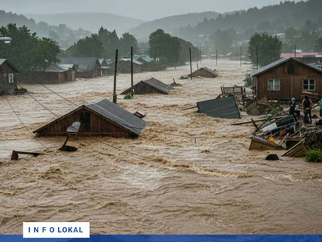 Ratusan Rumah Terendam Banjir di Sekotong Lombok Barat, 1.711 Warga Terdampak