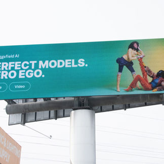 digital billboard Higgsfield AI san francisco