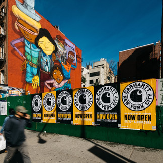 carhartt guerrilla posters new york city