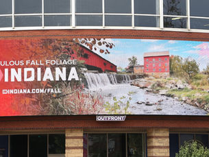 digital billboard for visit indiana fabulous fall folliage