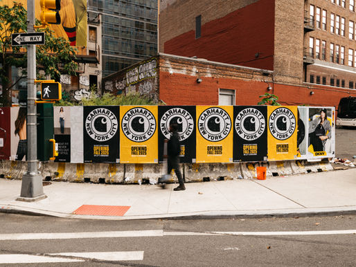 Non-traditional OOH for Carhartt’s NYC Store Opening 
