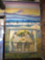 Mural, Ubuntu Street Cafe - Project Feast-2018. Art by Olha Moisiuk.