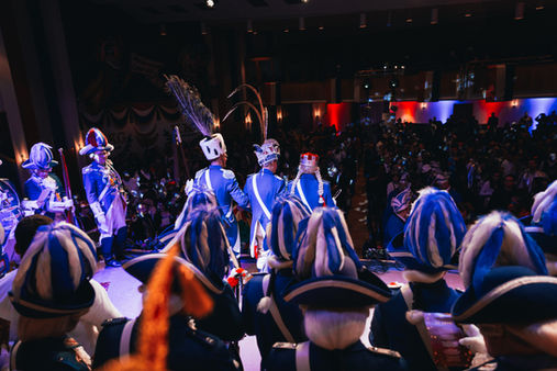 Prinzengarde auf den Damensitzungen Kottenheim