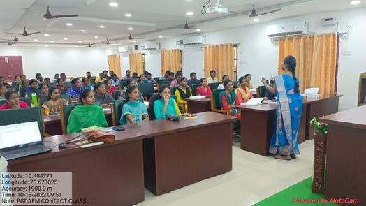 PGDAEM 21-22 - 1sem - Contact Class - Batch 1 -AEM 103 - session handled by Dr.Sangeetha.j