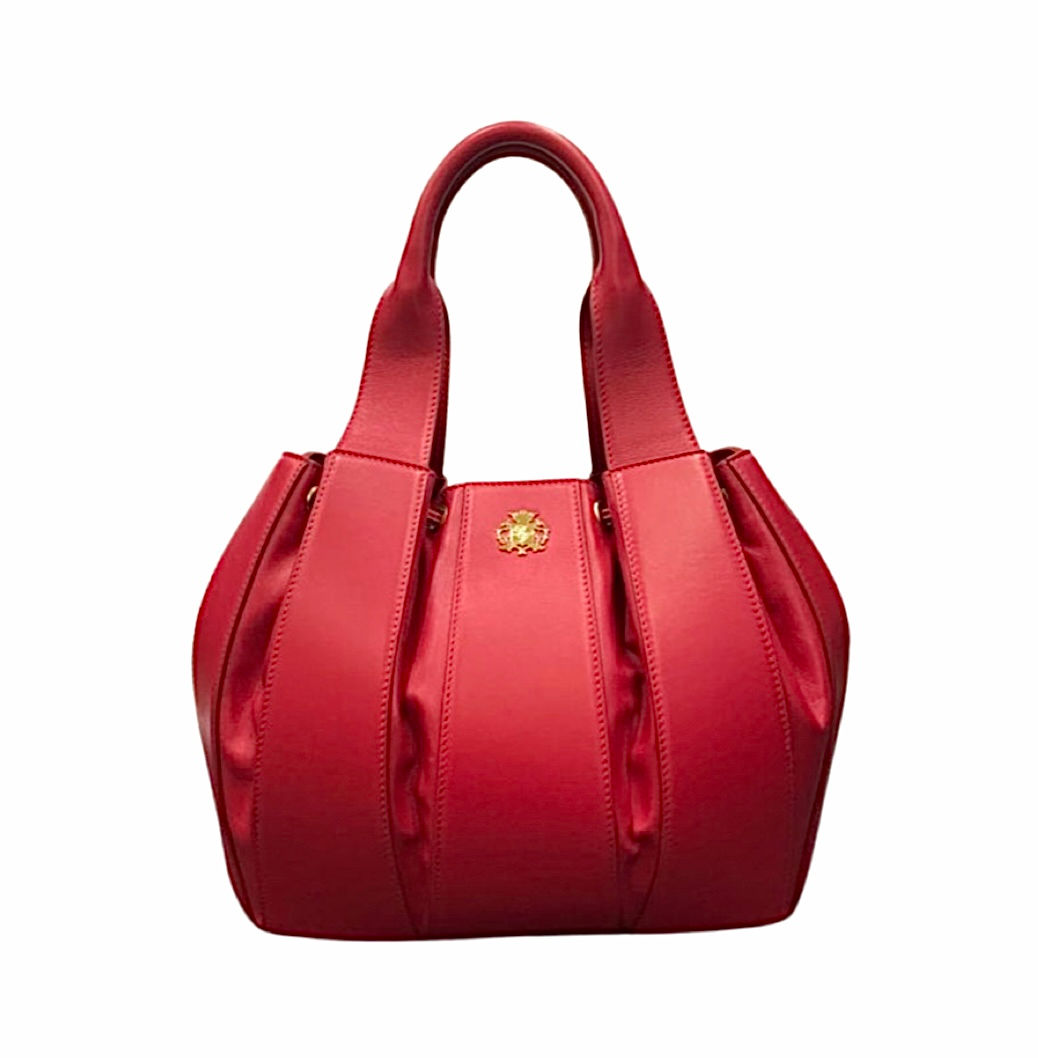 Julie Bag Large Leather - Red