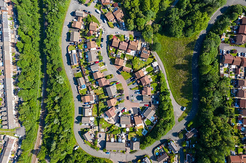 Aerial view of the Welsh town of Ebbw Vale in the South Wales Valleys, UK.jpg