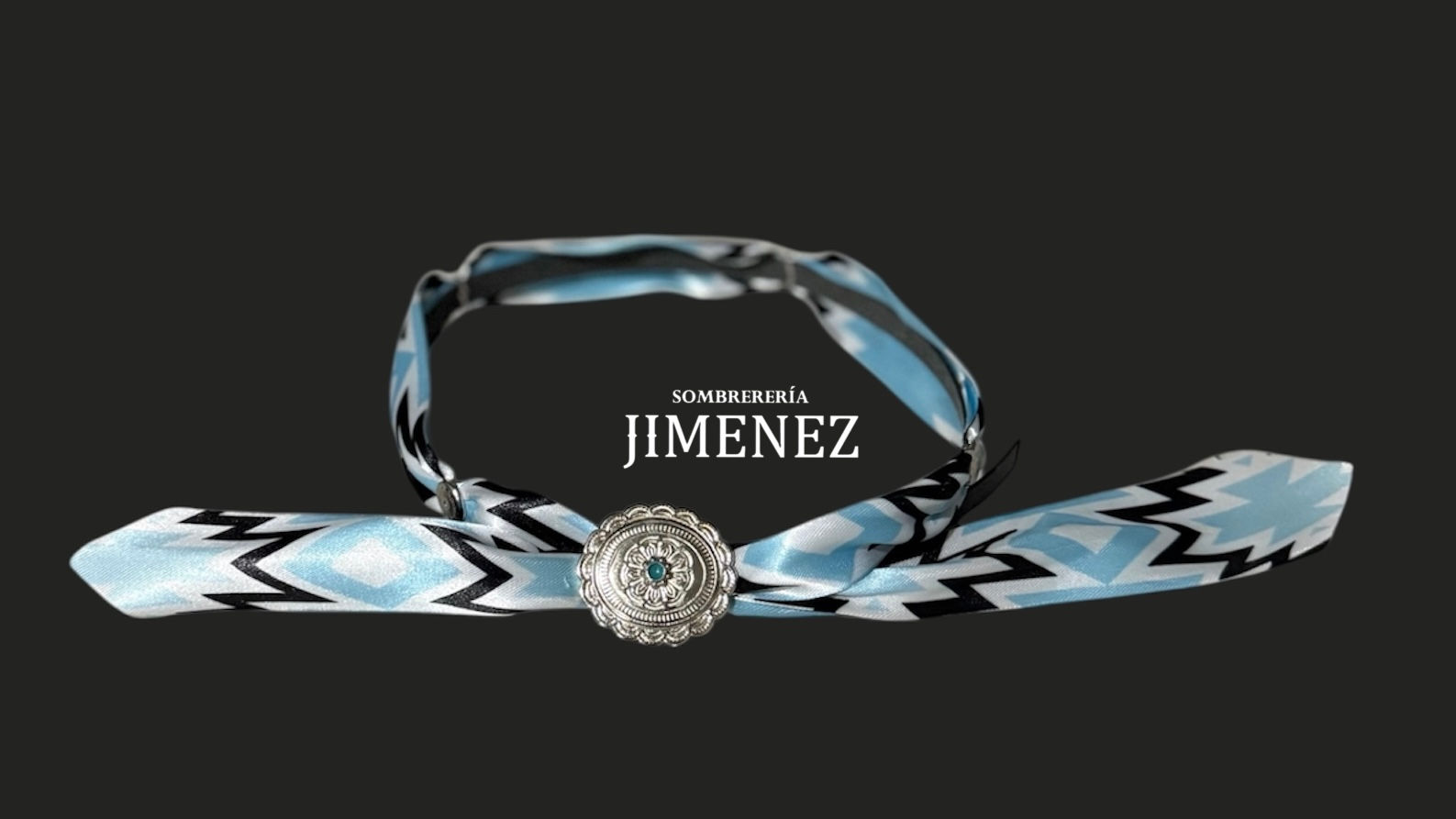 Toquilla Satin Azul Pastel