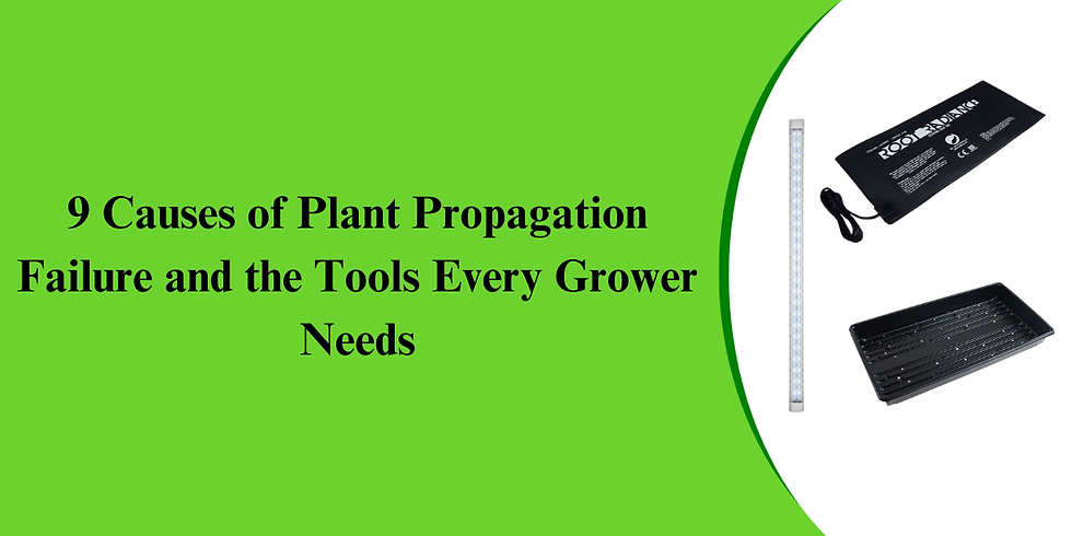 9 Causes of Plant Propagation Failure and the Tools Every Grower Needs
