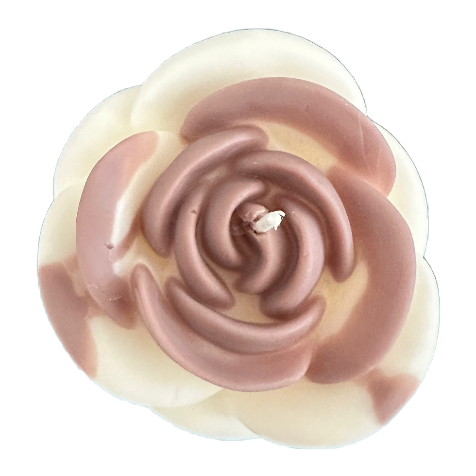 Miniature : Bougie en forme de rose www.vpcreations.online