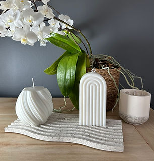 Exemple de bougies VP Créations