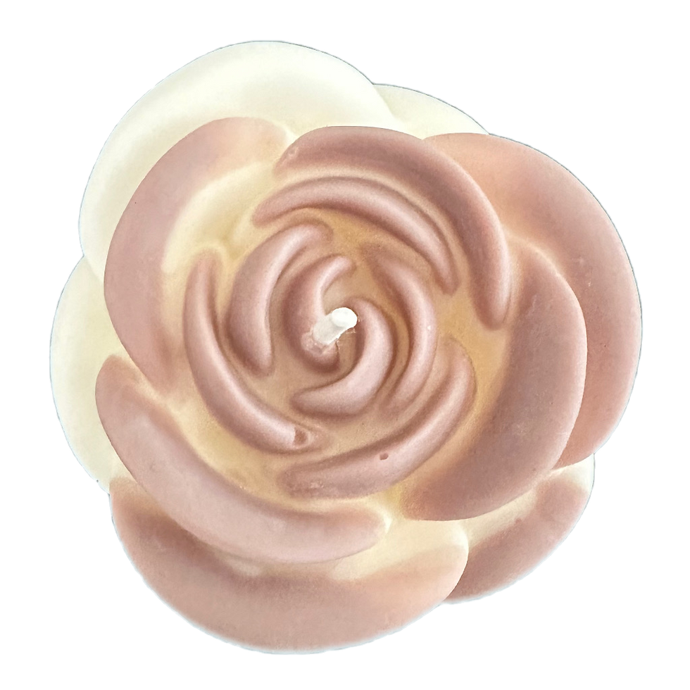 Miniature : Bougie en forme de rose www.vpcreations.online