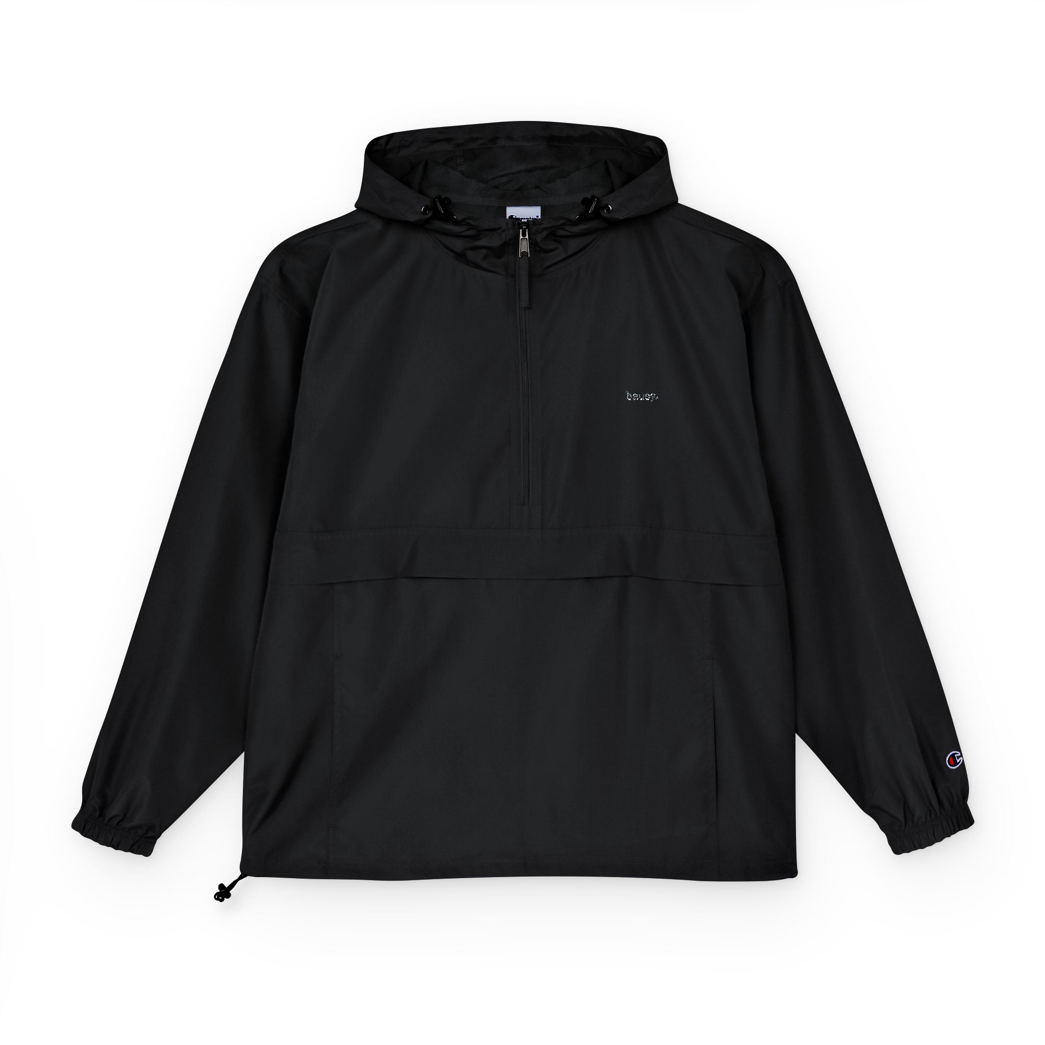 Bausy Black Windbreaker