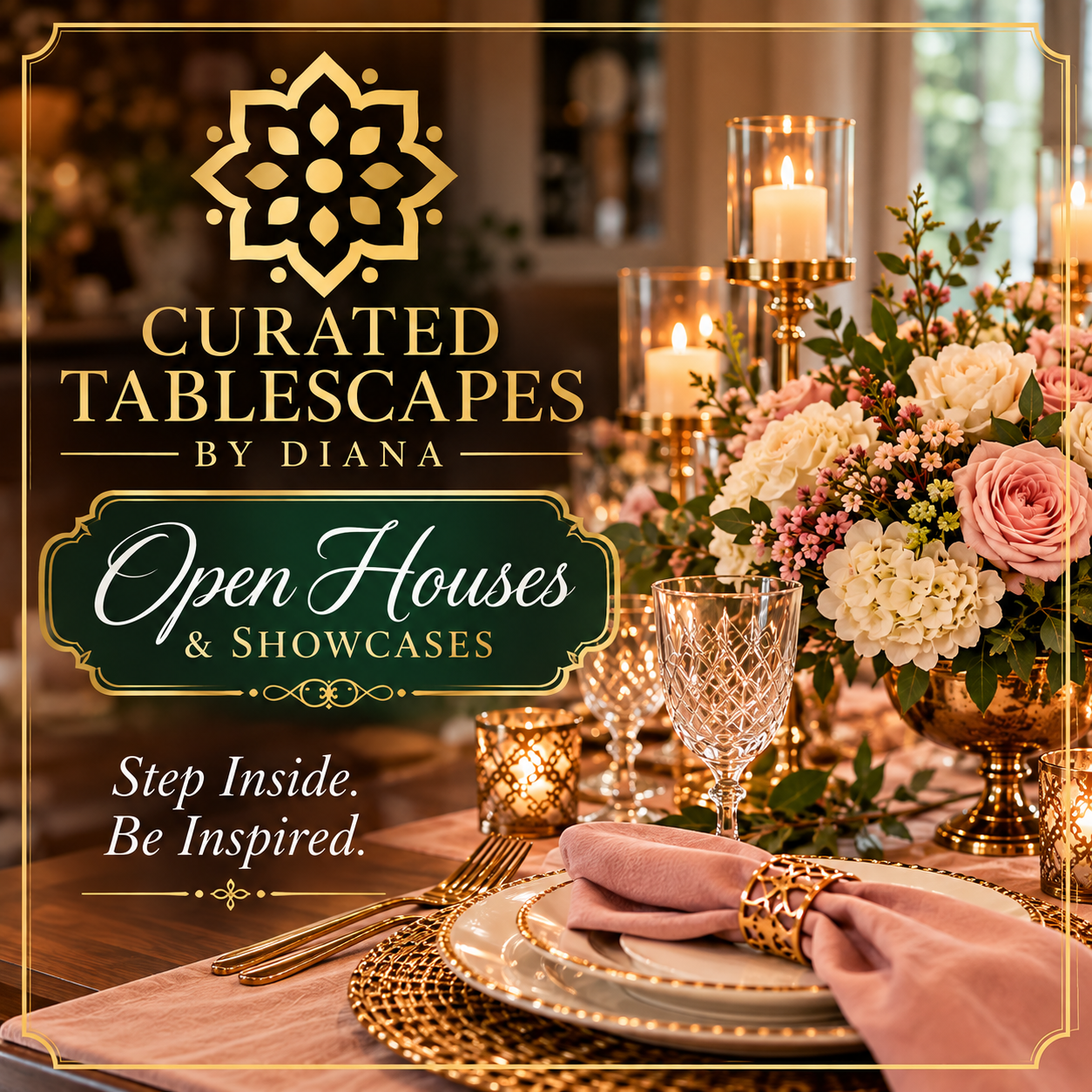 Curated Tablescapes By Diana - Open Houses & Showcases