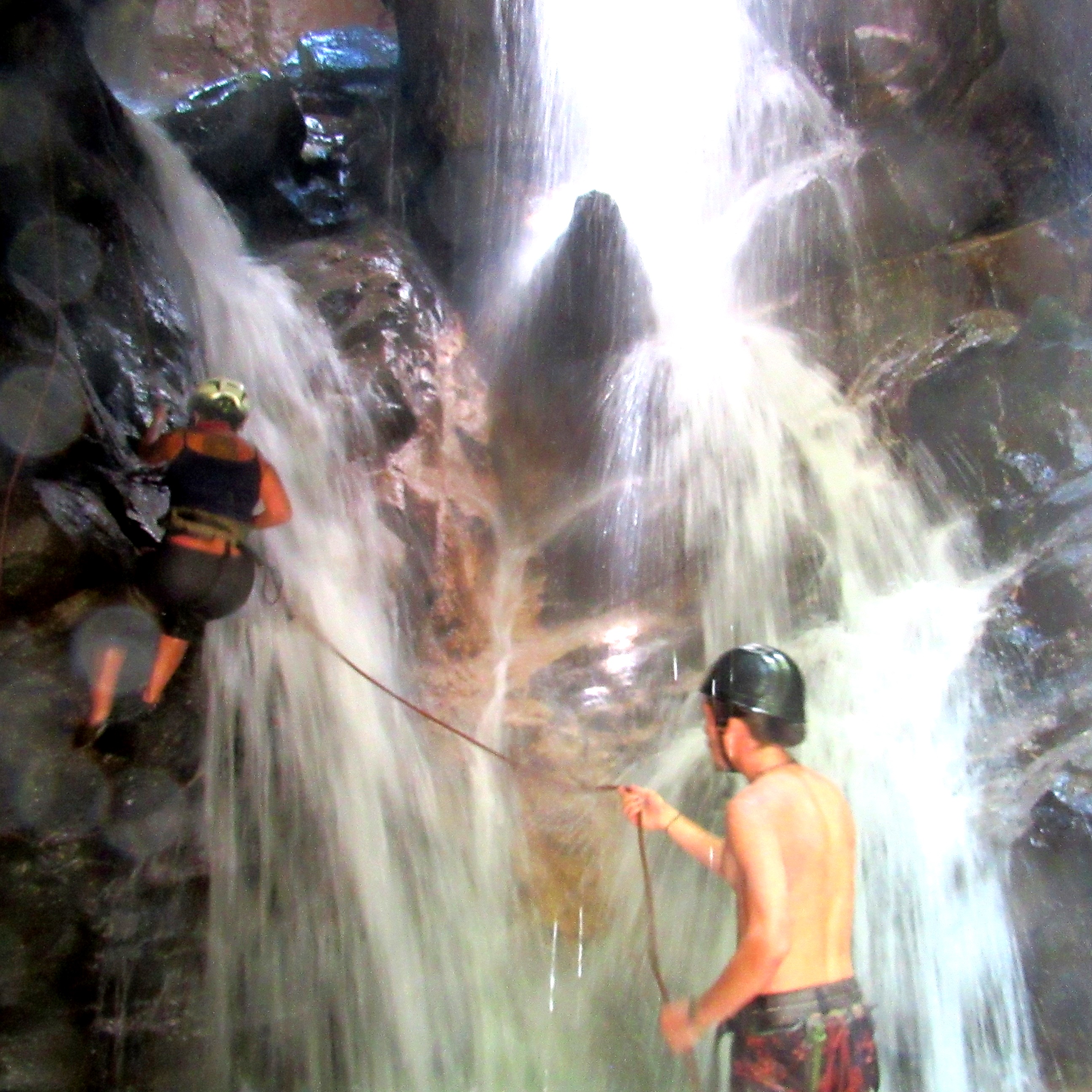 Rapel na Cachoeira