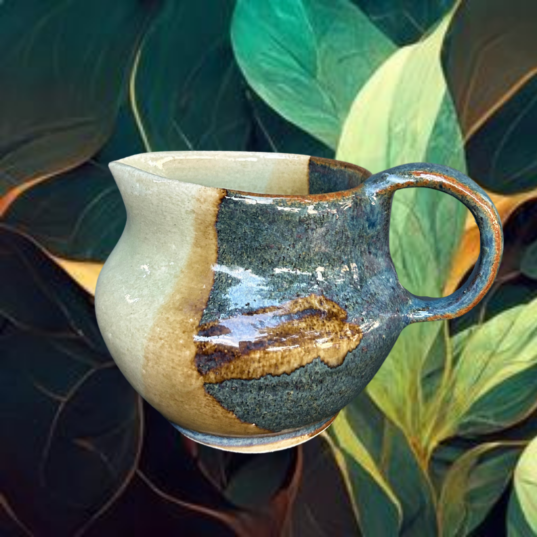 Small Pitcher - Woo Blue & Green Celedon