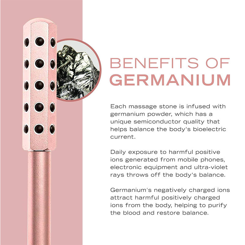 Thumbnail: Radiance Germanium Facial Toning Roller – 30-Stone Sculpting Beauty Wand