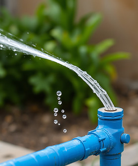 blue water pipe water spraying.jpg