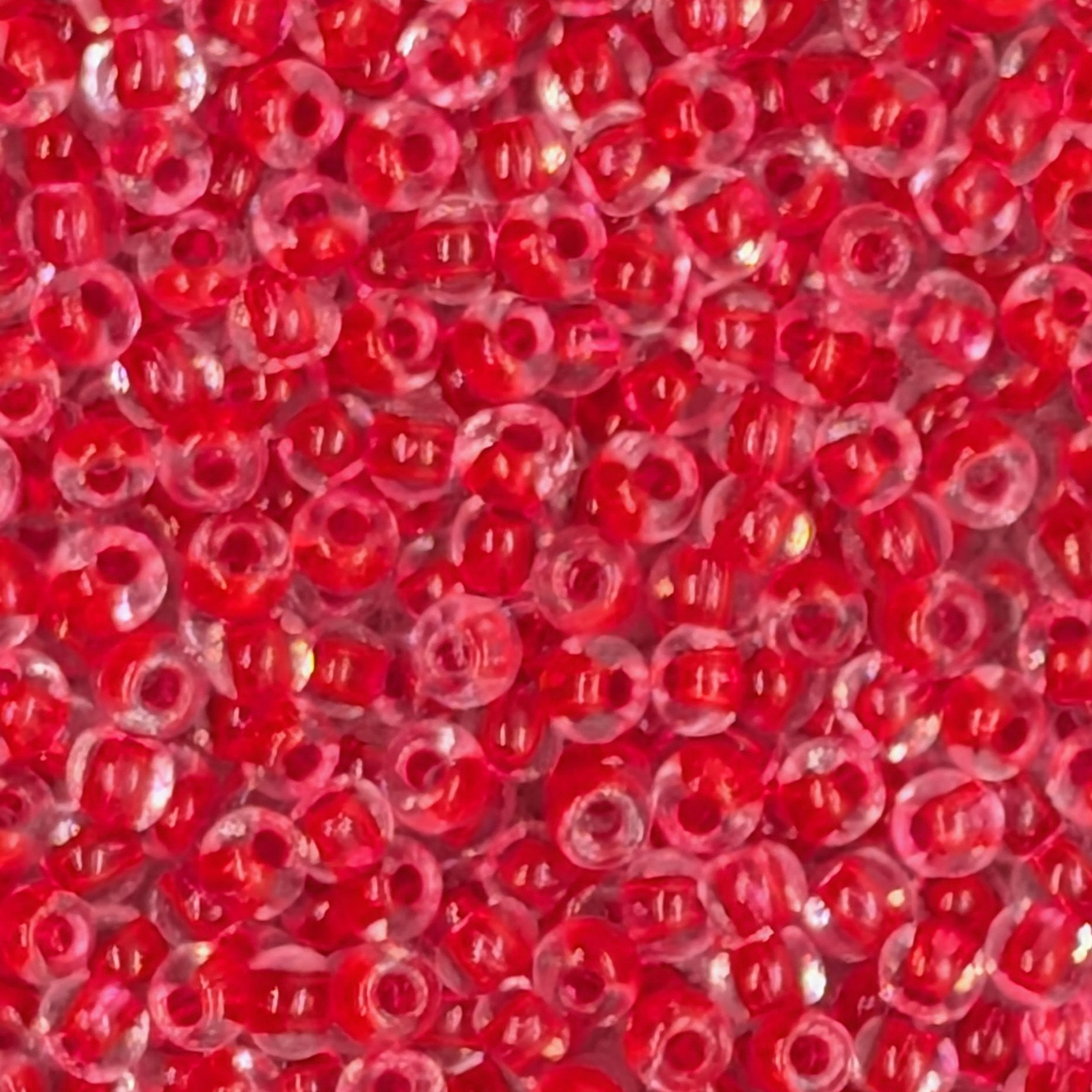 Seed Bead 11/0 Crystal Red