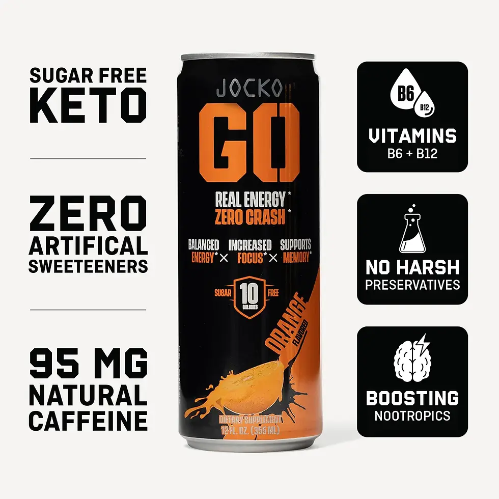 Thumbnail: Orange Jocko GO Energy Drink - 12 Pack