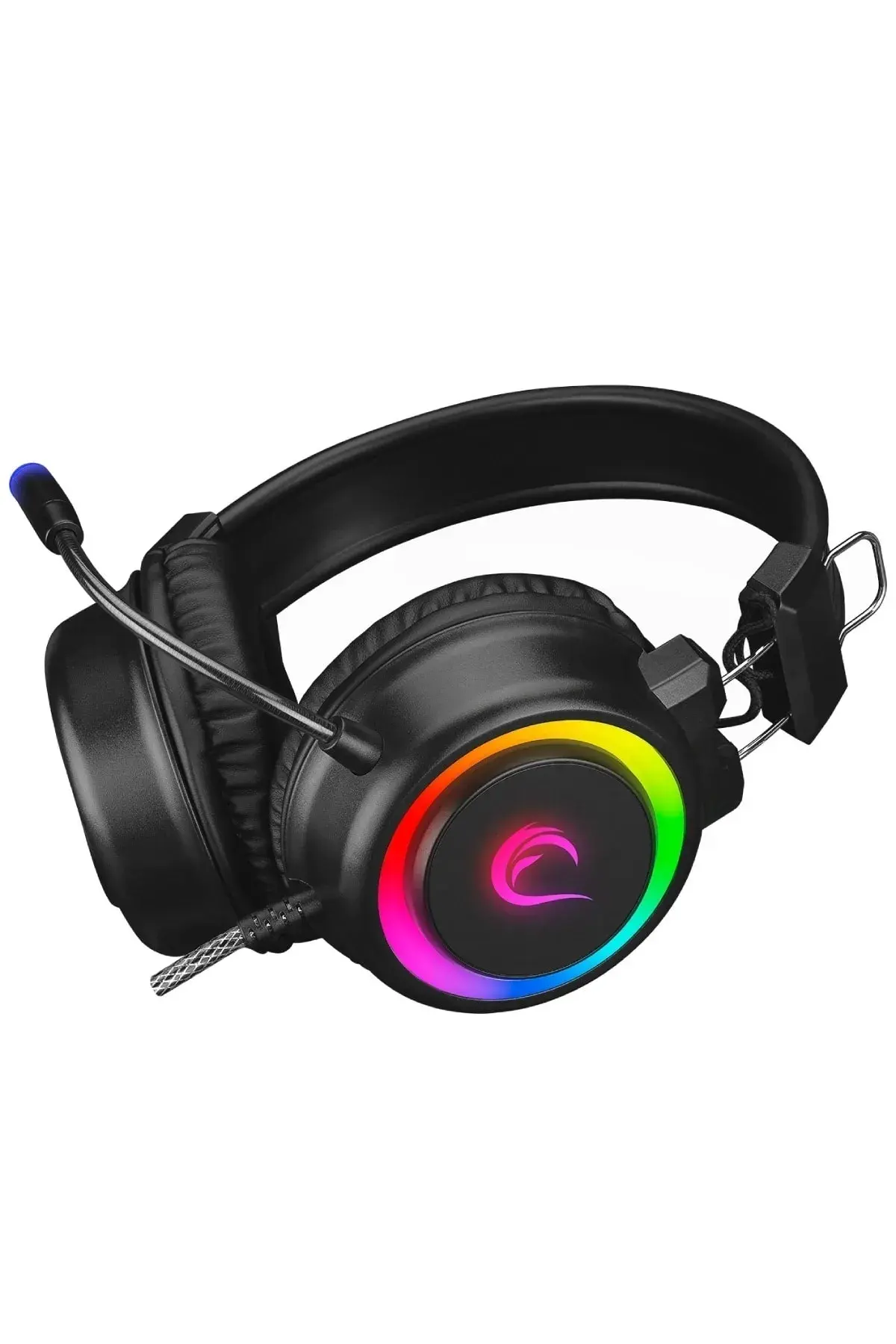  Siyah 3,5mm Rgb Gaming Oyuncu Mikrofonlu