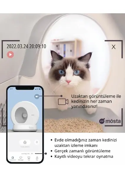 Thumbnail: Ubtech Ucat C10 Pro Kameralı Akıllı Otomatik