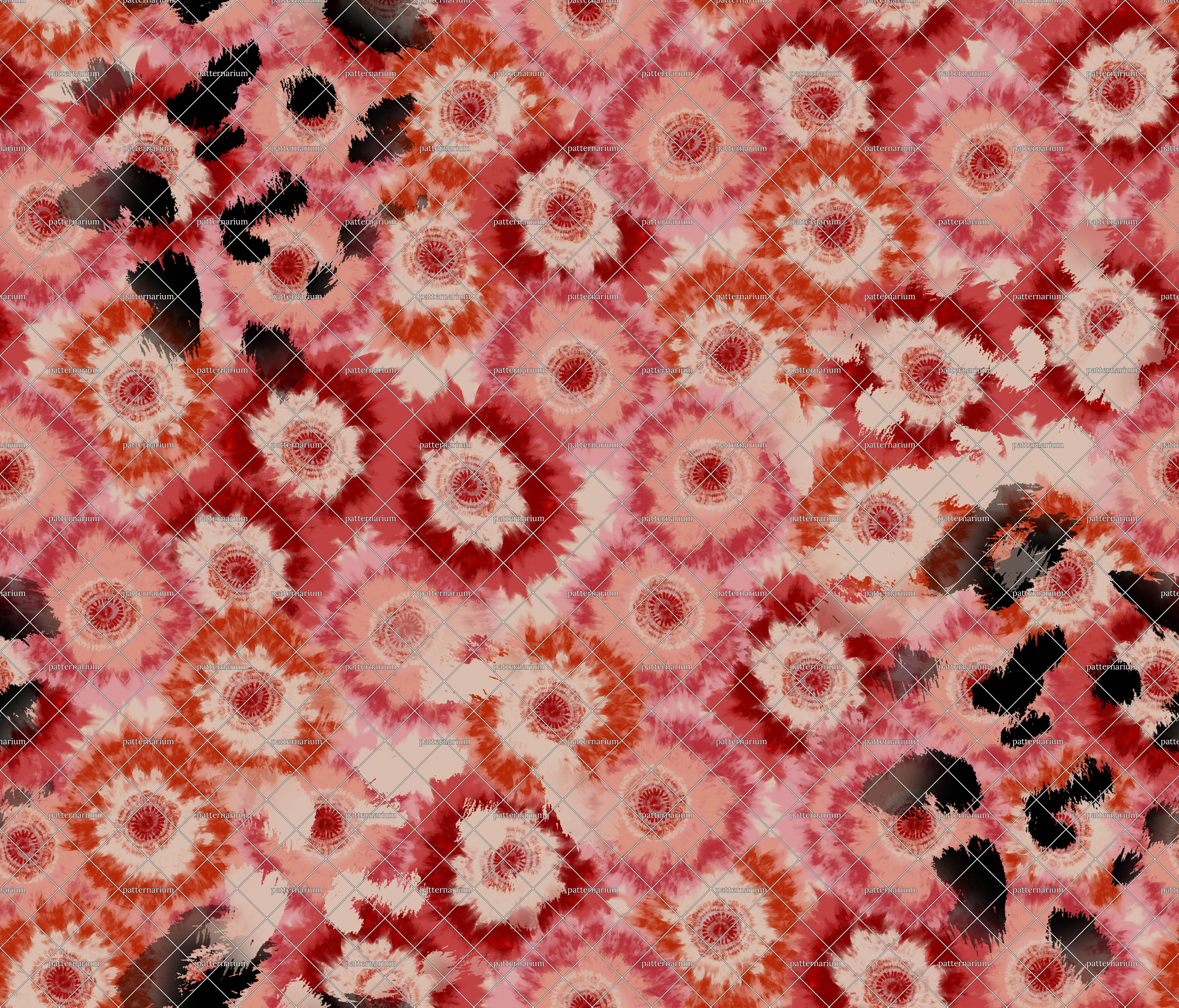 Tie-dye animal abstrato