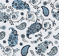 Paisley Azul
