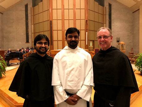 Br. Manny Invested with Novice Habit