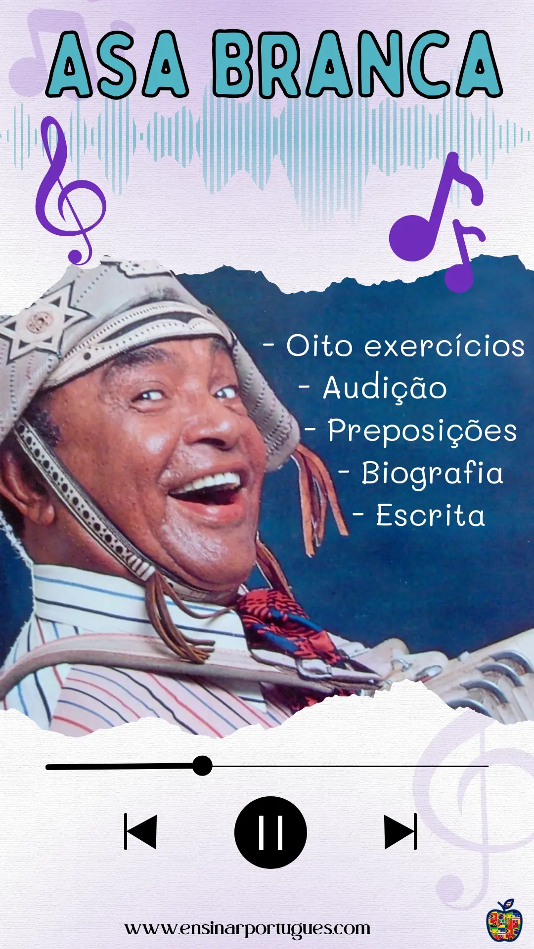 Material Didático de Português: Interpretação e Escrita com Tema Migração